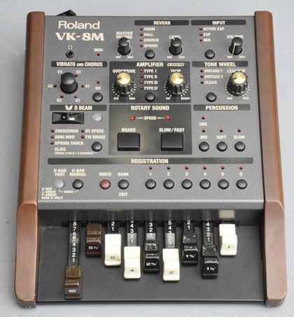 Roland-VK-8M Hammond clone (drawbars!)